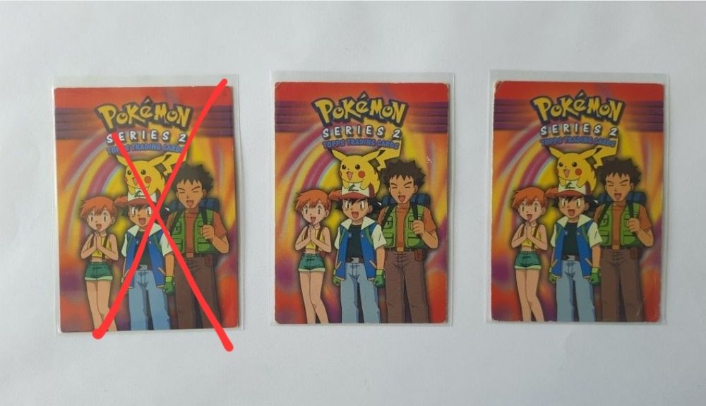 Cartas pokemon topps series 2