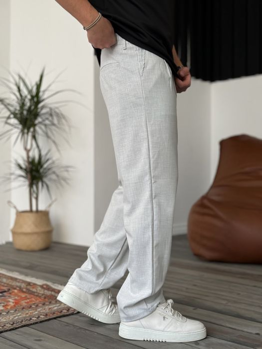 Широкі чоловічі брюки Baggy /S-XL/ Мужские чёрные серые штаны