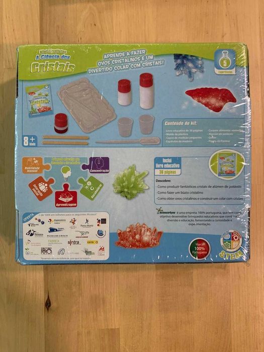 Kit Mini Cientistas *A Ciência dos Cristais*