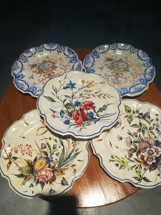 Floral Pattern Decorative Plate Set451666876207605760