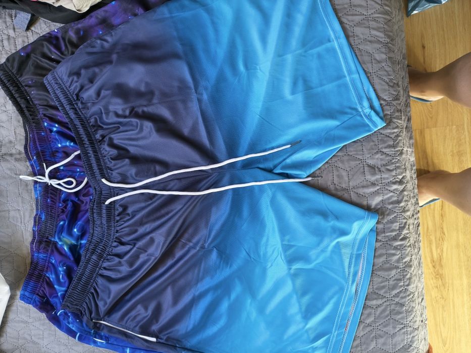 Krótkie spodenki męskie 5xl 2 szt. odcienie niebieskiego