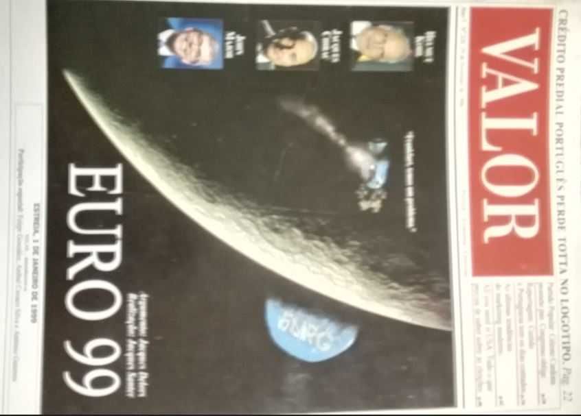 5  revistas Valor -  Fev a Março de 1996-Muito Bem conservadas LOTE 2