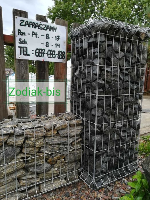 Kamień do gabionów bazalt czarny