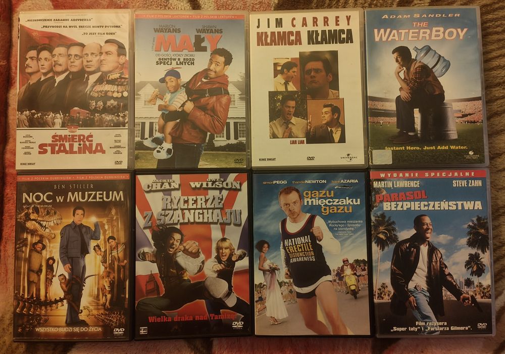 Filmy DvD Komedie 8szt.