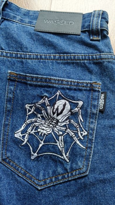 Jeansy baggy Casper Unisex, Wasted Paris