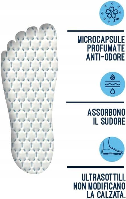 wkładki oddychające zapachowe podovis zapachowe r. s mały 36-38 4 pary