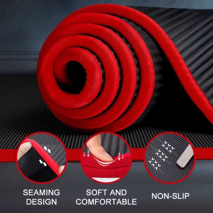 Mat do jogi i fitness o wymiarach 183*61*1 cm