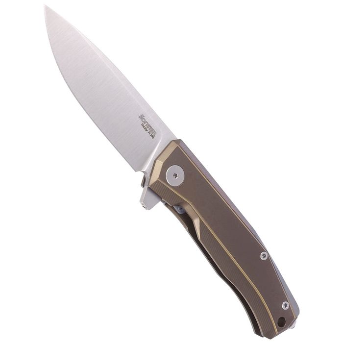 Nóż składany LionSteel Myto Bronze Titanium, Satin M390 by Molletta