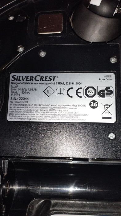 Робот-пылесос Silver Crest