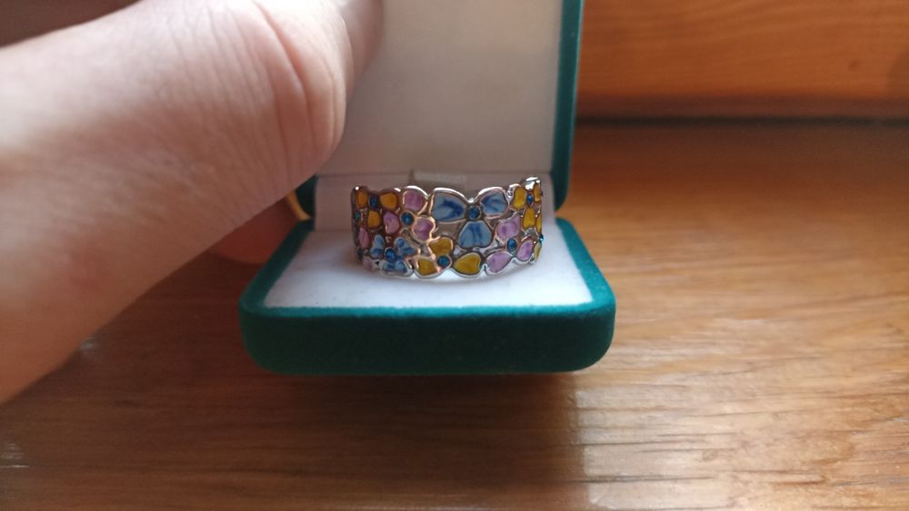 Каблучка вишиванка розмір 19