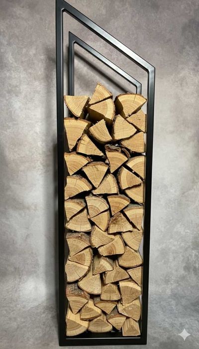 Stojak na drewno kominkowe