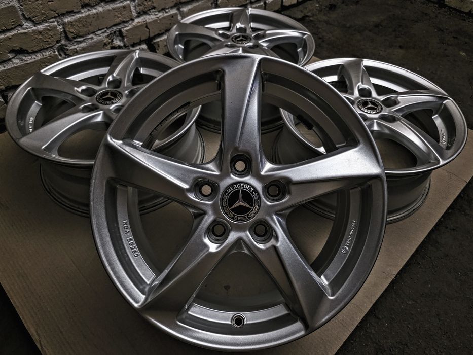 R16 5x112 Mercedes-Benz | Original | Germany | Комплект/4шт | Преміум диски | Рідна фарба, ідеальний стан, без пошкоджень, без ремонтів, без дефектів