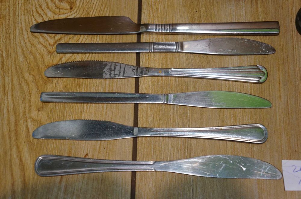 Sztućce 6 osób 24 elementy MIX łyżki noże widelce łyżeczki 6