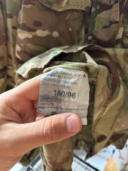 Тактична камуфляжна сорочка кітель British Army MTP мультикам