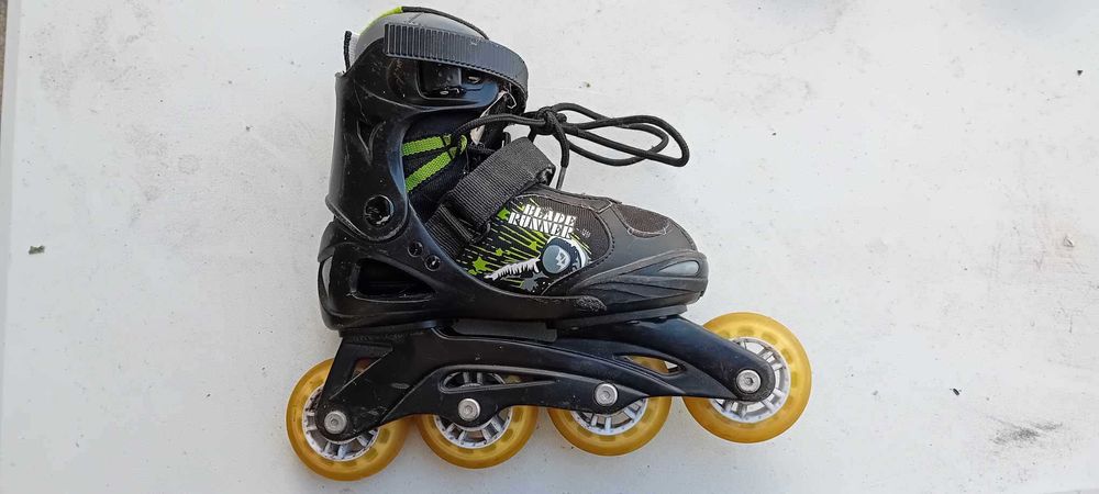 Patins em linha criança com luz LED