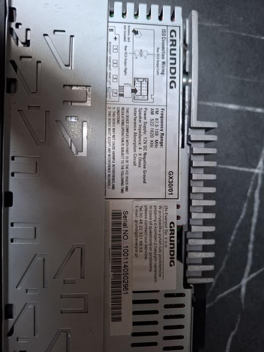 Radio  GRUNDIG GX30/01