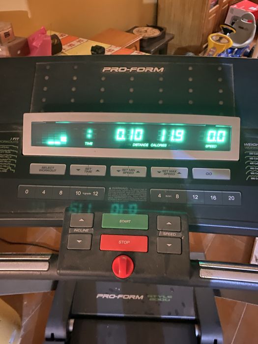 Passadeira Pro-Form + ofereco bicicleta