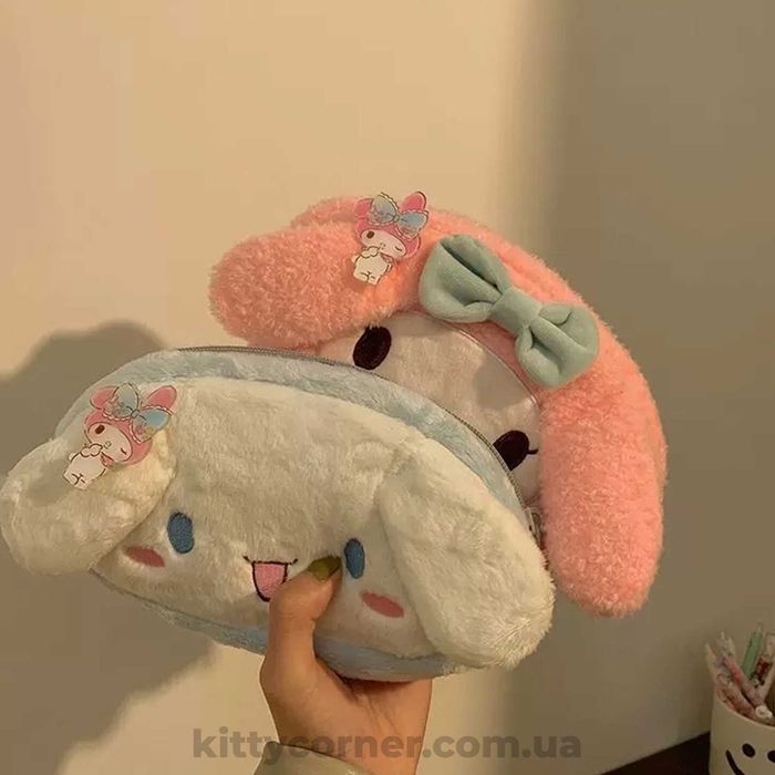 Мʼякий дитячий пенал Hello Kitty/Kuromi/My Melody/Cinnamoroll у школу