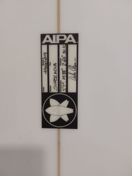 Prancha de surf Marca Aipa  modelo Supernova 5'7 EPS