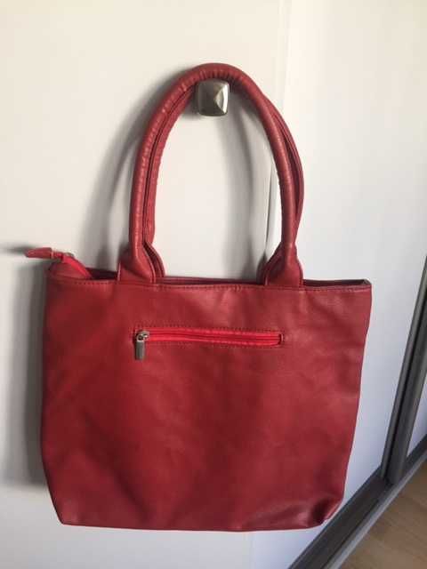 Torebka damska na ramie bordowa