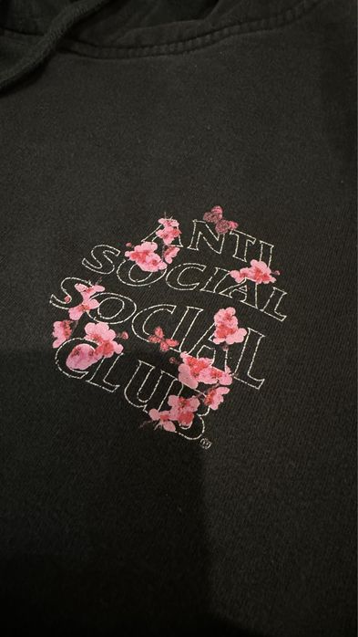 Hoodie/sweat Anti Social Social Club com flores