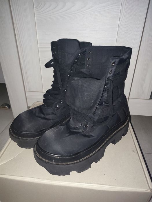 Rick Owens DRKSHSW Army Megatooth Boots