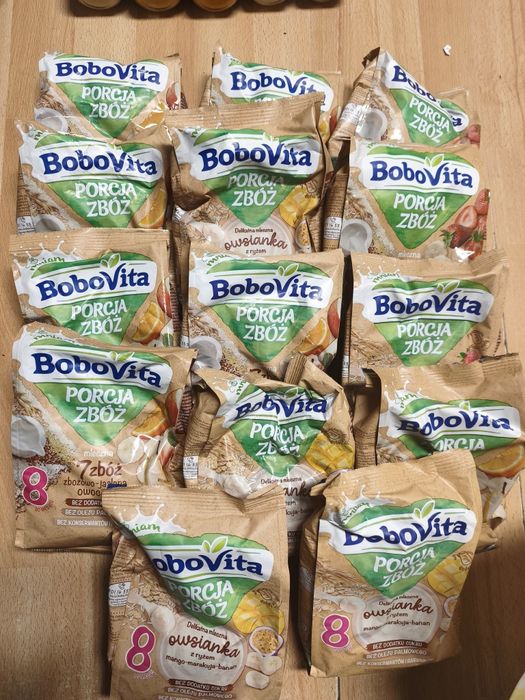 14 x kaszka Bobovita porcja zbóż