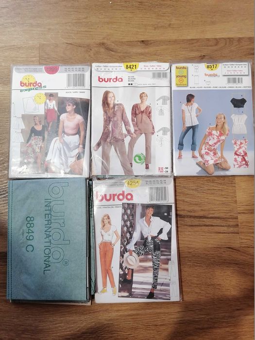Burda wykroje, szycie