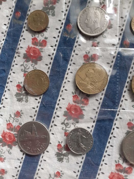 Lote de 15 moedas antigas