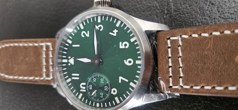 Luksusowy, mechaniczny zegarek męski pilot, flieger