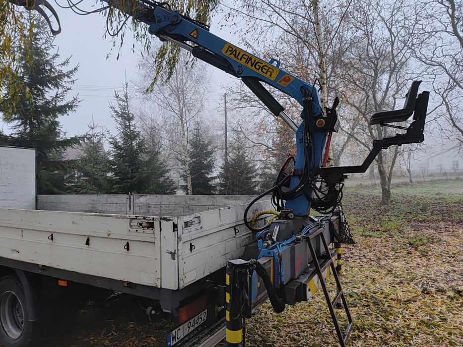żuraw hds palfinger pk 5800a + chwytak do drewna