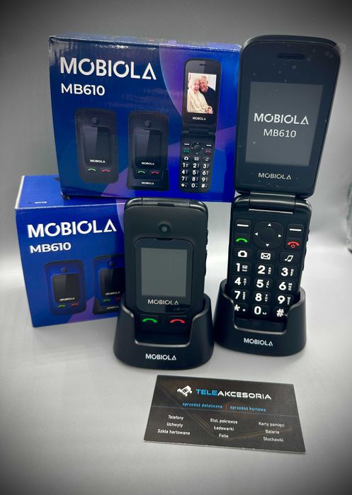 Mobiola MB610 | DLA SENIORA | KOLORY | GWARANCJA 24MSC | Teleakcesoria