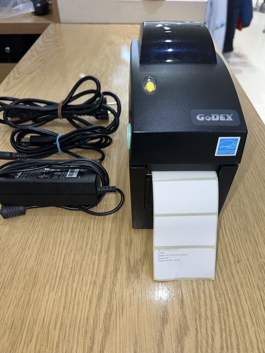 Розпродаж принтер етикеток godexdt2x б/у ( usb+ ethernet+rd232)