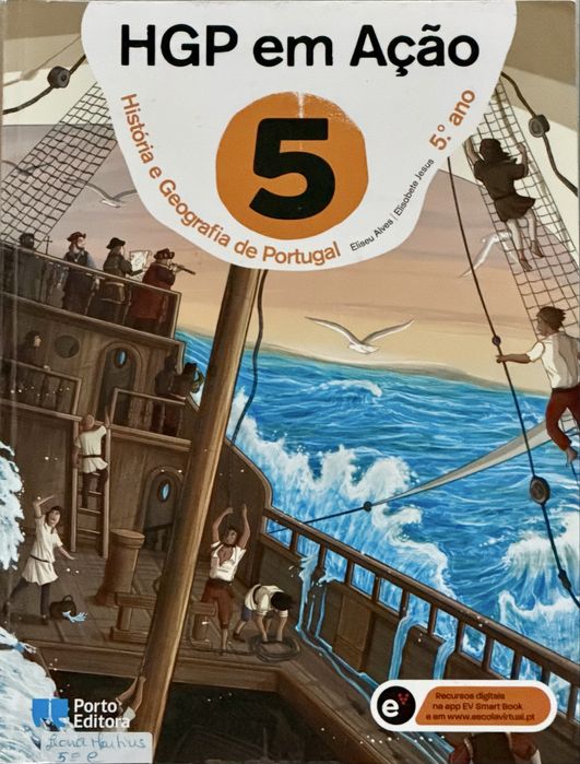 Livro HGP em Ação 5.º Ano - História e Geografia de Portugal