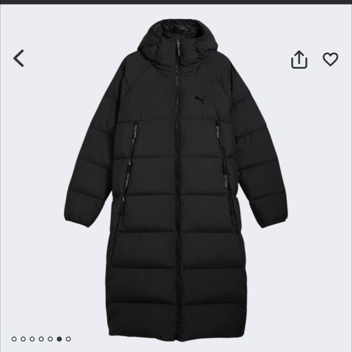 Пуховик чоловічий зимовий Puma LONG HOODED DOWN COAT