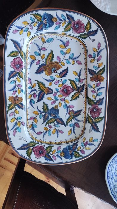 Travessas de louça antigas vintage