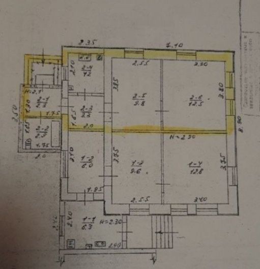 Продается пол дома в жилом состоянии, 40 кв.м.