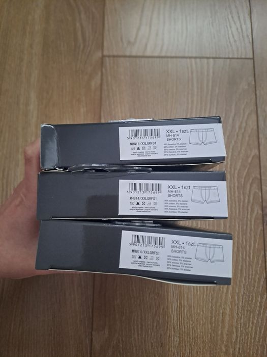 Bokserki, szorty męskie Atlantic, rozmiar XXL, 3PACK, bawełna