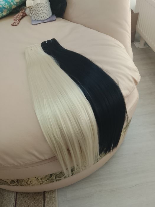 Волосся для нарощування, БЛОНД,біо