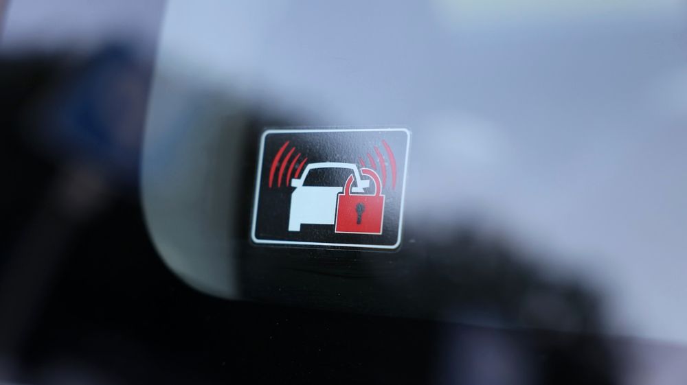 Autocolantes de Alarme para Vidro Carro - Dissuasores Anti Roubo