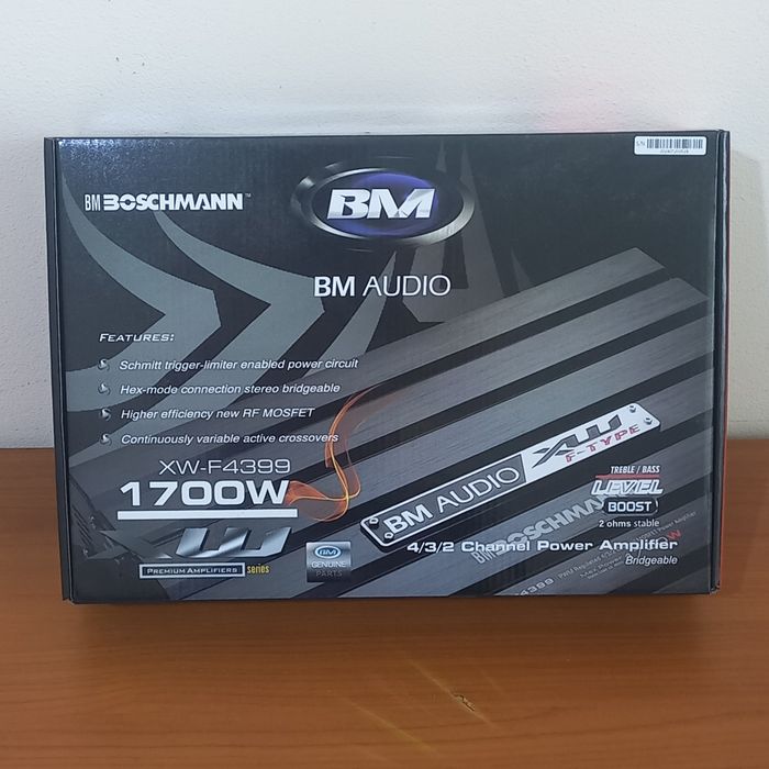 підсилювач звуку в авто 4-канальний XW-F4399 • автопідсилювач 4 канали