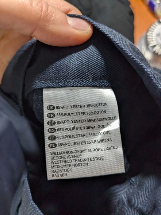 Dickies spodnie robocze cargo granatowe rozm. M