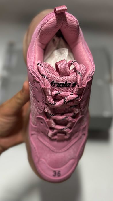 Buty Balenciaga triple S pink, rozmiar 36