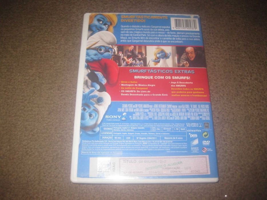 DVD "Os Smurfs" com Sofia Vergara