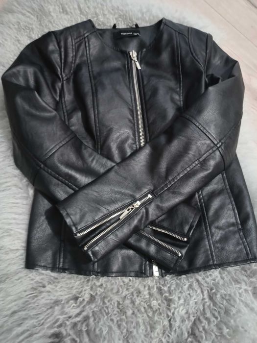 kurtka skórzana z Reserved
