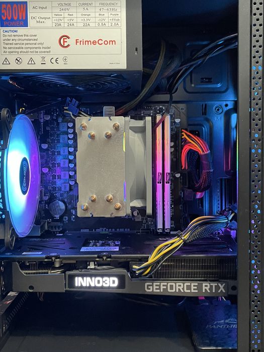 RTX 3060 Ti | Ryzen 7 1700X | 16GB DDR4 | 480GB SSD | 500W Ігровий ПК