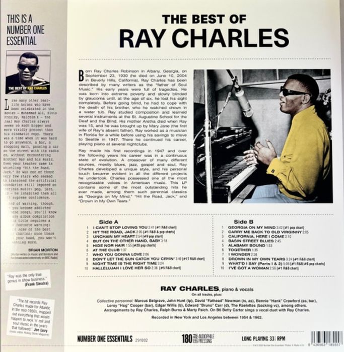 Вінілова платівка Ray Charles - The Best Of Ray Charles