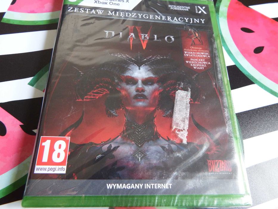XBOX ONE / XBOX SERIES X ! Diablo IV ! PL nowa zafoliowana wydanie PUD