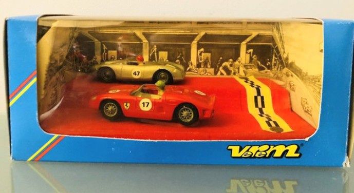 Verem Lê Mans Retro - Ferrari + Panhard DB 1/43 como novo