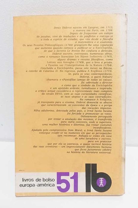 A Religiosa, de Diderot